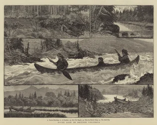 Leben am Fluss in British Columbia